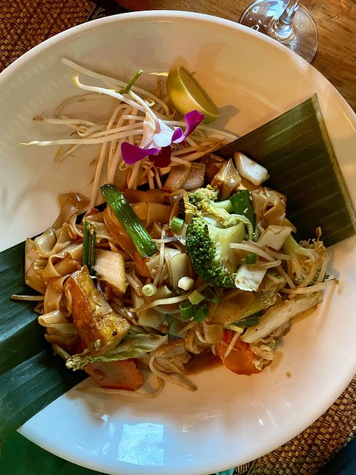 Vegan pad siew  at Muang Thai in Buchholz
