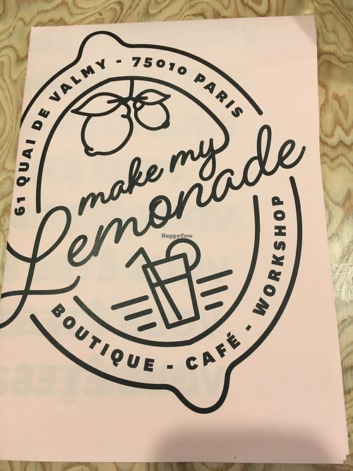 Logo at Make My Lemonade in Paris