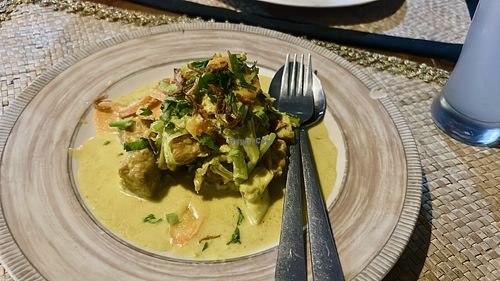 curry special (changed tofu to tempeh)   at Milonari in 