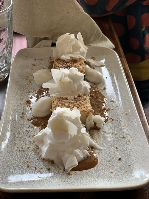 Coco pastry  at Coco Cuina Viva in Cadaques