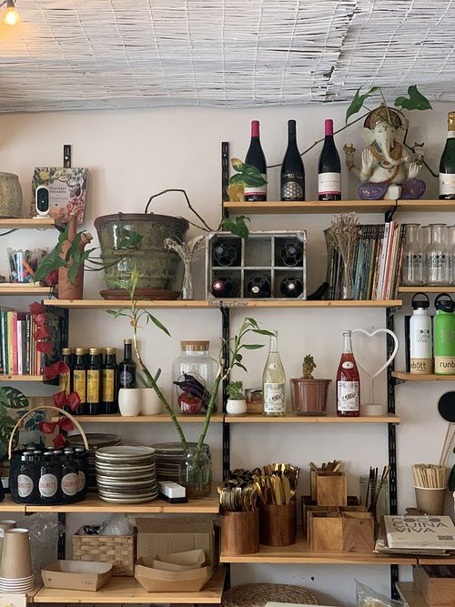 Inside the cafe  at Coco Cuina Viva in Cadaques