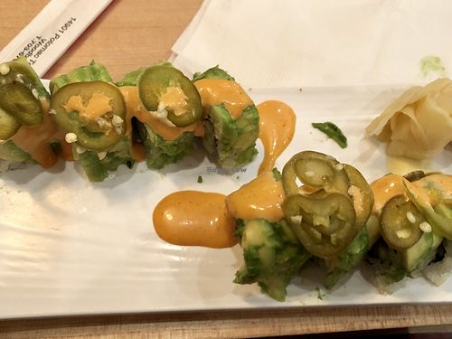Crazy Jungle sushi from the vegan menu  at Sushi Jin Next Door in Woodbridge