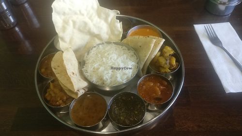Northern thali at Thali Express in Artesia