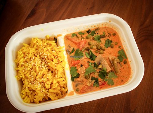 thai coconut curry at Made with Laf in Bratislava