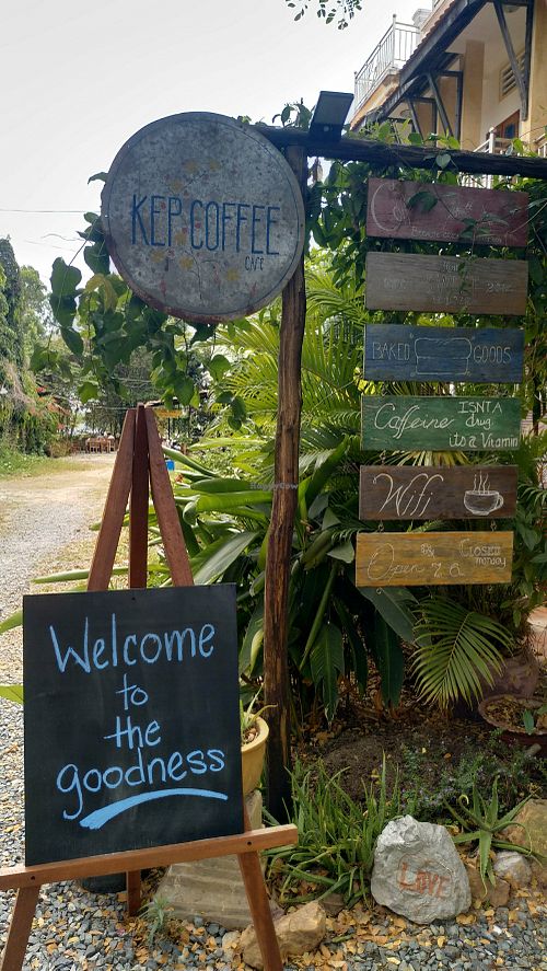 Thats it at Kep Coffee  in Kep