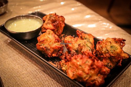 onion bhaji at Masala Bay in Apollo Bay