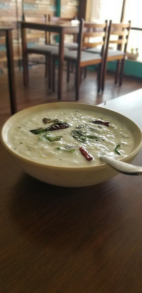 Vegan curd rice at Plantarium in Hyderabad