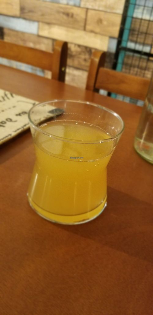 Pineapple kombucha made in house at Plantarium in Hyderabad