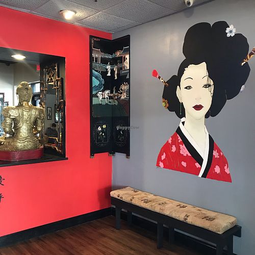 Waiting area at Oriental Jade in Bangor