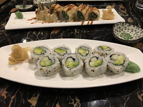 Cucumber and avocado roll at Oriental Jade in Bangor