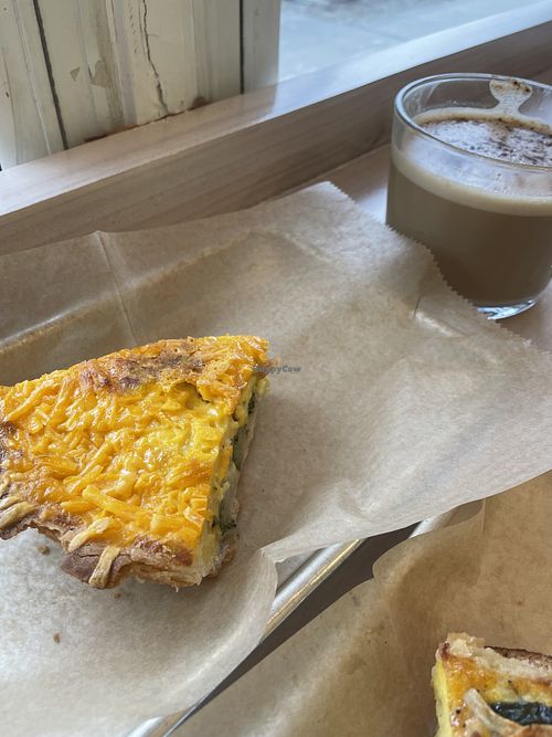 Broccoli cheddar quiche   at Mindful Baking Kitchen & Cafe in Chicago