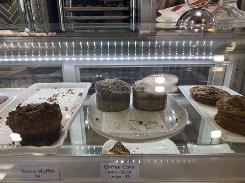 I got a small crumb cake  at Valhalla Bakery in St Petersburg