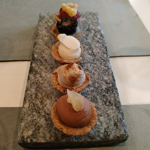 Different desserts at Antonio Chiodi Latini in Turin