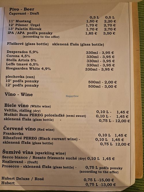  at Vegan Pub in Bratislava