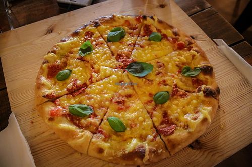 pizza at Vegan Pub in Bratislava