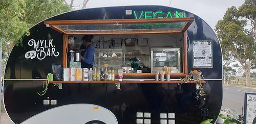 The van at Little Mylkbar in Parkville
