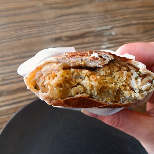 falafel wrap at Red Moose in Sandringham