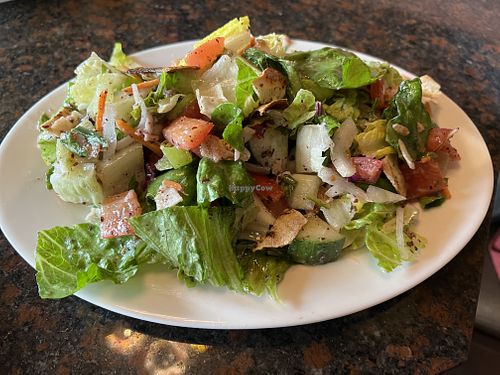 Fattoush salad  at La Marsa in Brighton