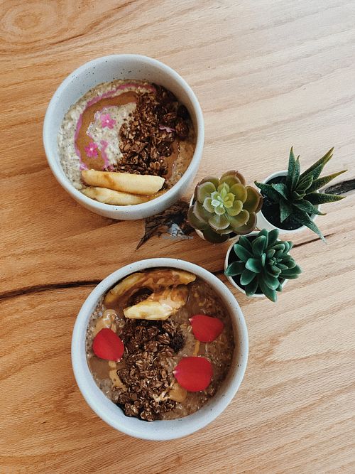 they have the best oatmeal😋 at Vterra in Kuwait City