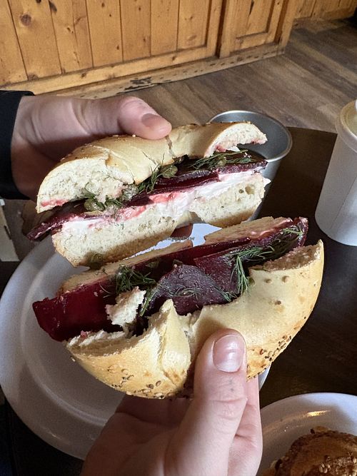 beet lox mmmmmm   at Familiars in Brooklyn