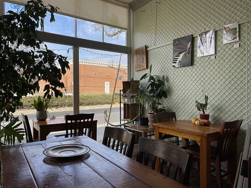 Inside  at Farm to Face Cafe in Baltimore