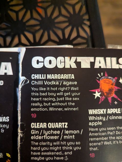 Chilli Marg on the Menu at You Came Again in West End