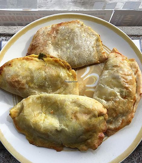vegan empanadas at Anula's Cafe in Oakland
