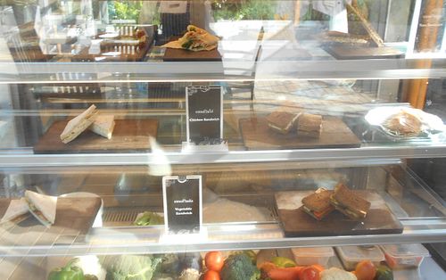 Fresh sandwiches made to order at Garden Cafe in Pattaya