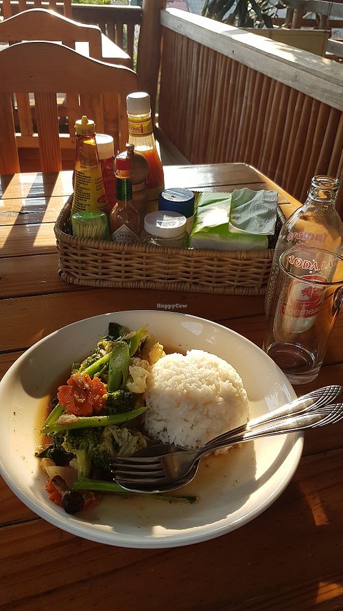 Khao lad na tchey at Terrasse in Huay Xai