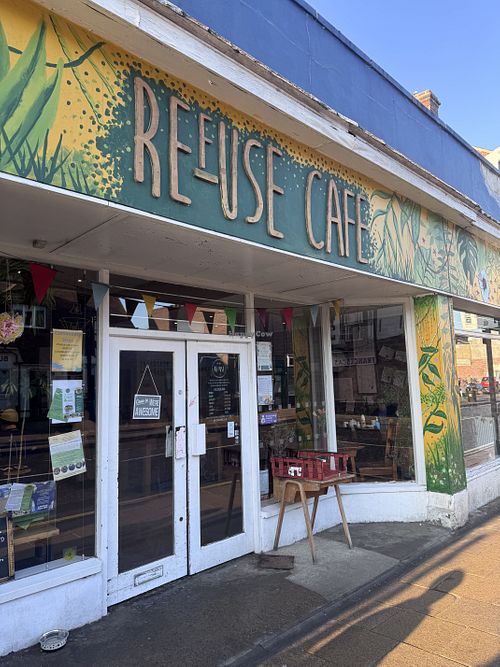 Outside   at REfUSE Café in Chester-le-street