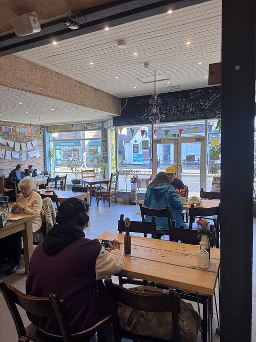 Inside   at REfUSE Café in Chester-le-street