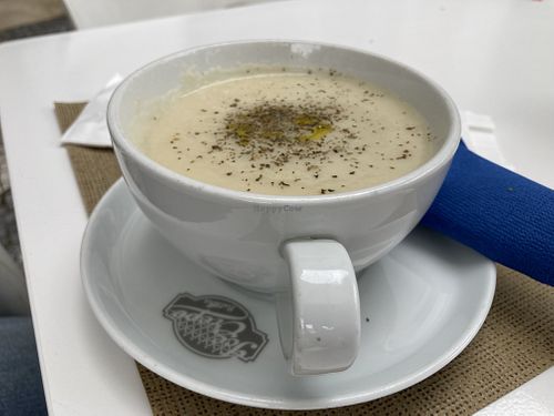 Cauliflower soup at Ice Crepe in Batalha
