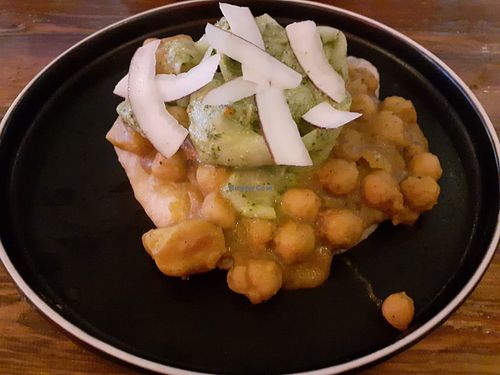 Trini doubles  #Veganuary at Turtle Bay in Middlesbrough