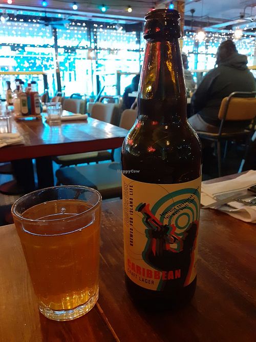 Vegan craft lager 🍻 #Veganuary at Turtle Bay in Middlesbrough