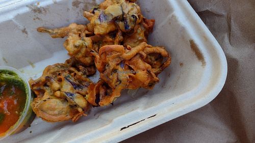 Pakoras at Simmering Tava in Bellingham