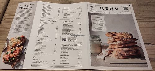 Menu at Le Pain Quotidien - Ave du Port in Brussels