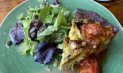 Pumpkin quiche at Vegabond - West in Amsterdam