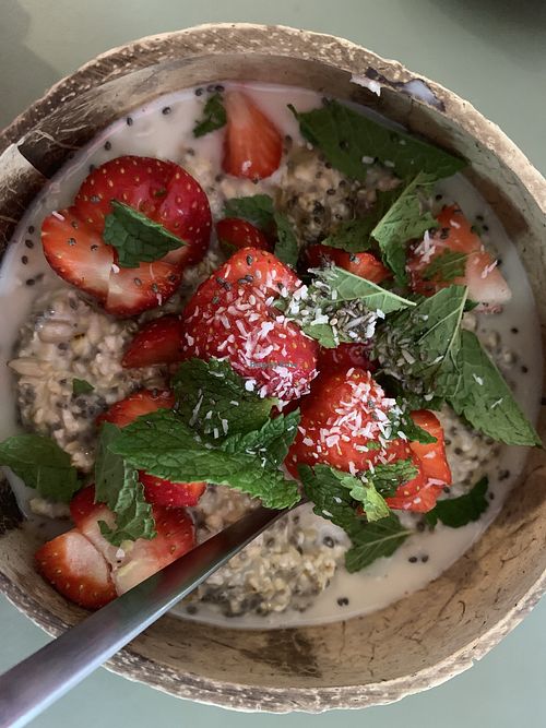 Overnight Oats😋 at Vegabond - West in Amsterdam