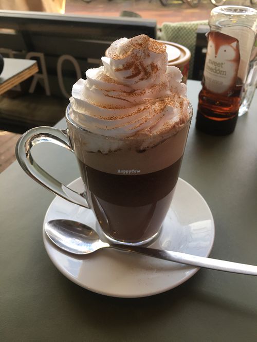 The best hot chocolate  at Vegabond - West in Amsterdam