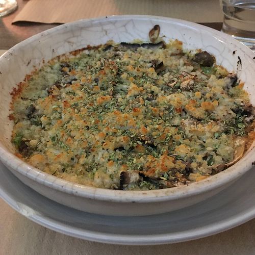 Vegan lasagna at La Casa Viva in Valencia