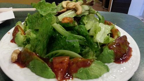 'protein' salad option at Spicy Vegetarian Cuisine in Richmond