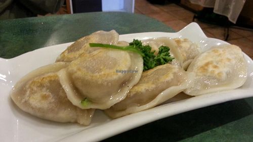 dumplings at Spicy Vegetarian Cuisine in Richmond