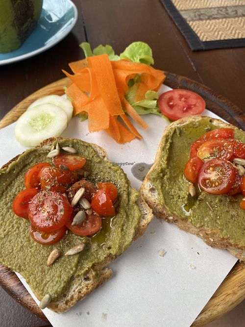 Avo Toast   at Sun Cafe in Koh Phangan
