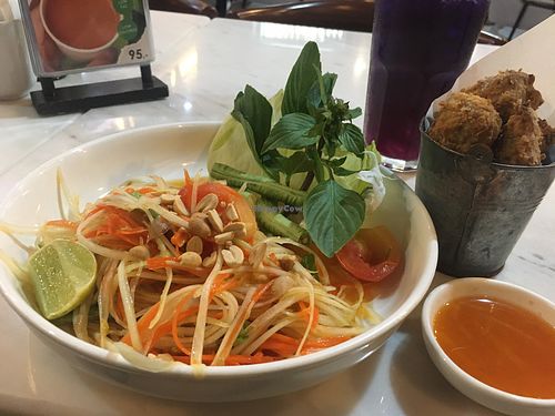 SomTum & V-Nuggets at Veganerie - Silom in Bangkok