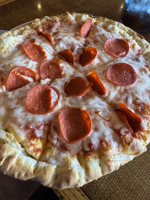 Vegan pepperoni and cheese   at Jockamo in Greenwood