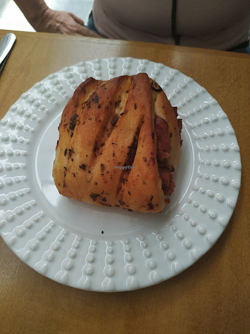 Salgado de calabresa - muito bom! at V.Bistrô in Sao Paulo