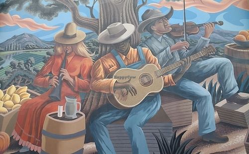 Co-op Mural  at North Coast Co-op in Eureka