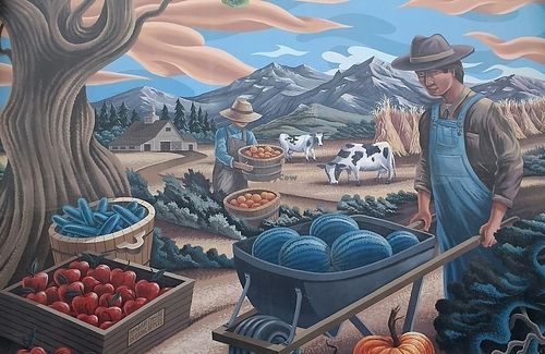 Co-op Mural  at North Coast Co-op in Eureka