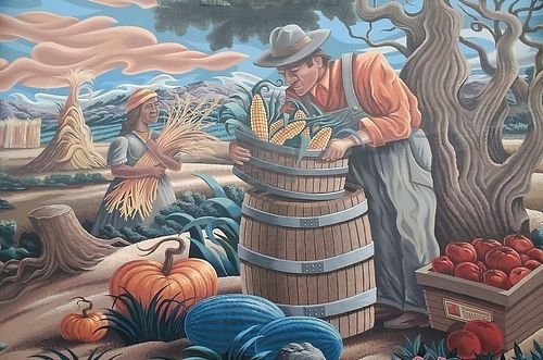 Co-op Mural  at North Coast Co-op in Eureka