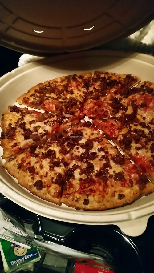 The meat lovers at Plant Based Pizzeria in Atlanta